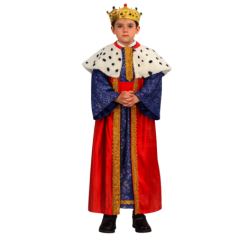 Disfraz rey mago azul Melchor infantil talla 7 9 anos 8422562016046 01604 AZUL