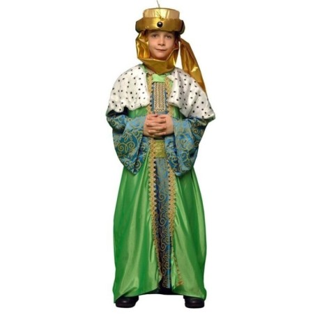 Disfraz rey mago verde Baltasar infantil talla 7 9 anos 8422562016046 01604 VER