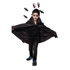Capa vampiro negra infantil 70 cm talla unica 3483218000708 9019997