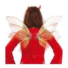 Alas doradas con flor hada 60 cm 8435118253055 16789
