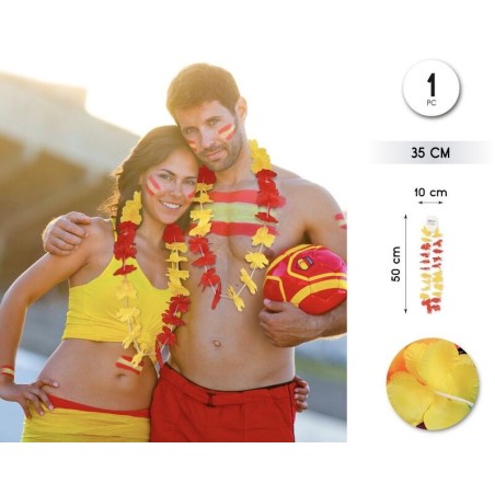 Collar Hawai bandera espana 1 ud 8433584729623 72962