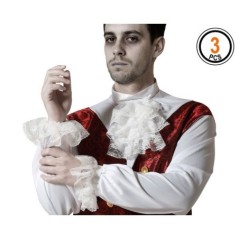 Pechera y munequeras blancas vampiro epoca 8422259821694 82169