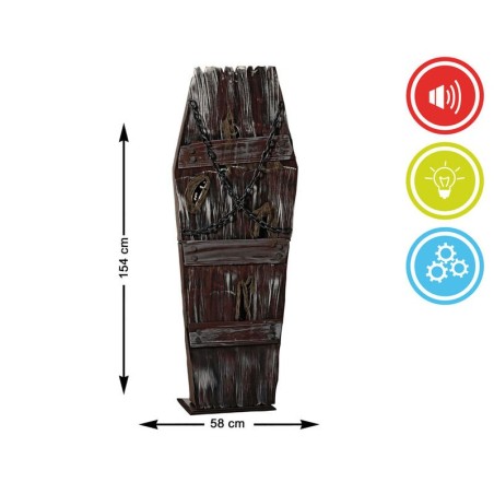 Ataud halloween luz sonido y movimiento 154x58x14 cm 8422259829003 82900