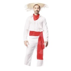 Fajin rojo San Fermin deluxe 200x17 cm tela 8434654133944 13394