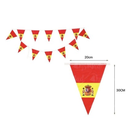 Guirnalda triangular bandera de Espana 5 metros 8434654147828 14782