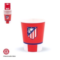 Vasos Atletico de Madrid cumpleanos 8 uds 8447196335912 M33591