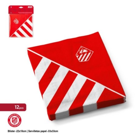 Servilletas Atletico cumpleanos 12 uds 8447196343085 M34308