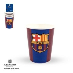 Vasos Futbol Club Barcelona 8 uds 8447196335936 FCB33593
