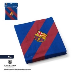 Servilletas Fubtol Club Barcelona cumpleanos 12 uds 8447196343108 FCB34310