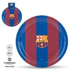 Platos Futbol Club Barcelona 8 uds 23 cm 8447196348127 FCB34812