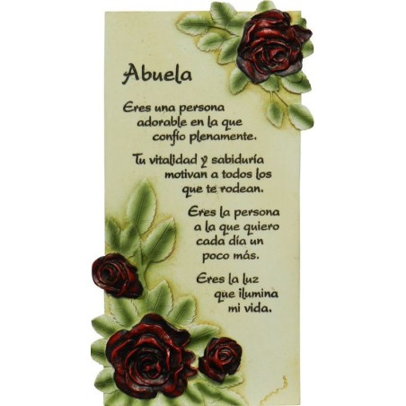 Poema abuela emotivo en piedra 806802000008 6802