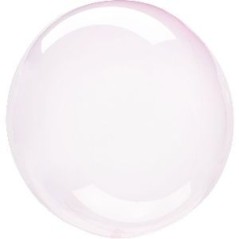 Globo redondo transparente rosa claro 26635828499 8284911