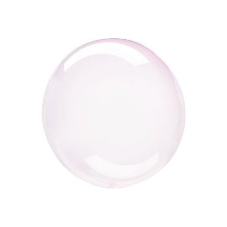 Globo redondo transparente rosa claro 26635828499 8284911