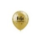 Globos Feliz cumpleaños oro 8 uds 30 cm