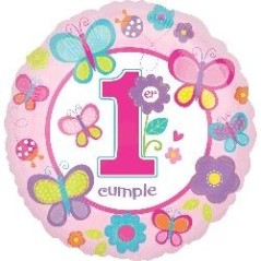 Globo 1 cumpleanos nina 45 cm 26635303675 3036701