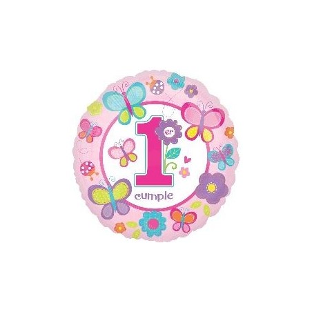 Globo 1 cumpleanos nina 45 cm 26635303675 3036701
