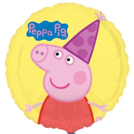 Globo Peppa Pig helio o aire 45 cm 26635319096 3190901