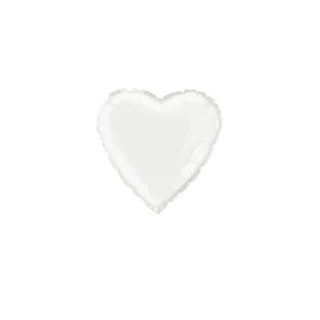 Globo de corazon blanco 45 cm 11179529612 52961