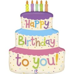 Globo tarta de cumpleanos 69 cm 8055513358638 35863