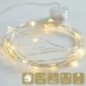 Luces led a pilas 50 luces blanco calido