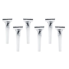 Matasuegras plata metalico 6 uds 5902230785373 G6 018