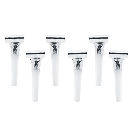 Matasuegras plata metalico 6 uds 5902230785373 G6 018