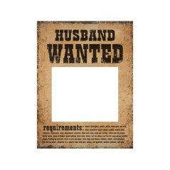 Carteles se busca marido y esposa 32x24 cm 5901157463241 TDZ5