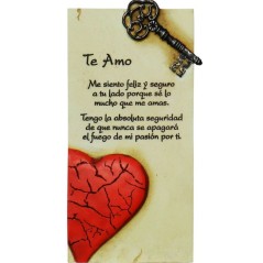 Poema Te amo chico en piedra 806803000007 6803