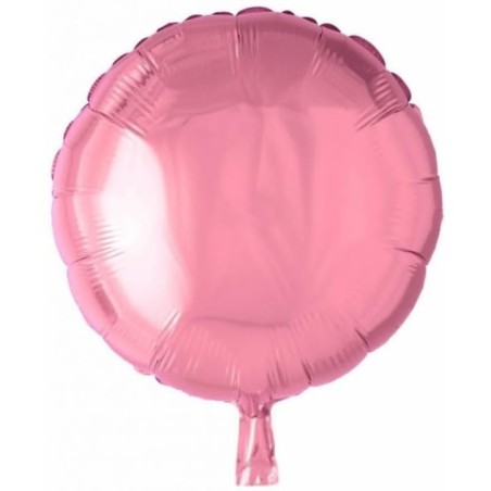 Globo redondo color rosa 46 cm helio o aire 5712735003793 8516