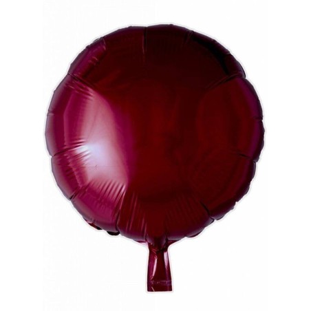 Globo redondo color granate 46 cm helio o aire 5712735006282 8529