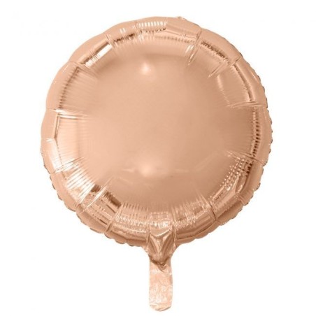 Globo redondo color rosa dorado 46 cm helio o aire 5712735009566 8990