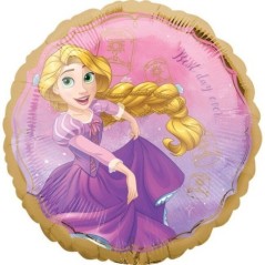 Globo Rapunzel disney 45 cm helio o aire 26635398015 3980101
