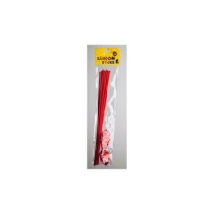 Varillas para globos rojas 10 unidades 5712735003588 5073