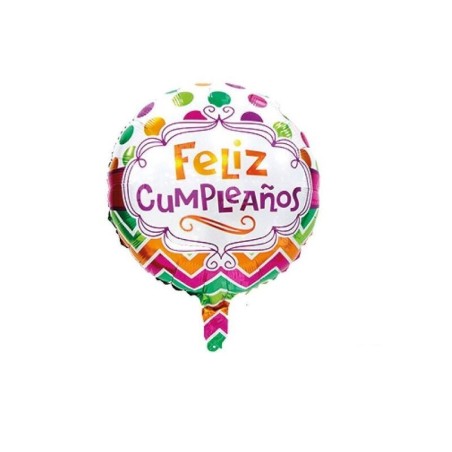 Globo feliz cumpleanos 45 cm 8433584529193 52919