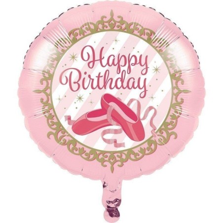 Globo cumpleanos bailarina 45 cm 39938415358 CC324440