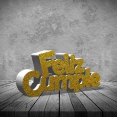 Letrero mesa Feliz cumple 30 cm 8435789306678 30667DT