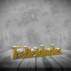 Letrero felicidades oro 40 cm 8435789306746 30674DT