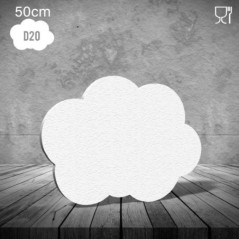 Nube blanca 50x36x4 cm corcho 8435789311030 31105DT