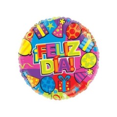 Globo feliz dia 45 cm helio o aire 742554361649 34921 18