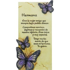 Poema Hermana en piedra regalo original 806804000006 6804