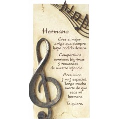 Poema Hermano en piedra regalo original 808534000004 8534