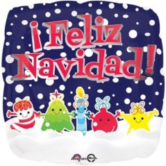 Globo feliz navidad nieve 45 cm 26635339858 3398501