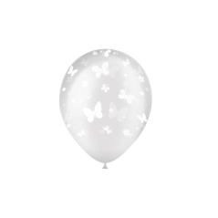 Globos transparentes con mariposas 8 uds 30 cm 8436540889720 112C0041 8