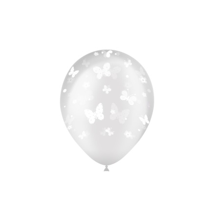 Globos transparentes con mariposas 8 uds 30 cm 8436540889720 112C0041 8