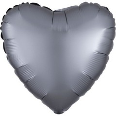 Globo corazon satil luxe grafito 45 cm 26635399173 3991701