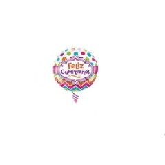 Globo feliz cumpleanos 45 cm helio o aire 8800858723562 872356AI