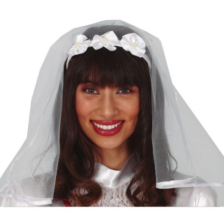 Diadema de novia con velo despedida soltera 8434077187692 18769
