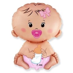 Globo bebe rosa 67x46 cm para helio o aire 8423130901752 CF901752