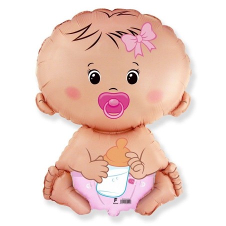 Globo bebe rosa 67x46 cm para helio o aire 8423130901752 CF901752