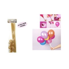 Varillas para globos oro 10 uds 41 cm 8800858723050 872305AI